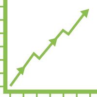 Chart icon symbol image for data statistic analysis illustration vector