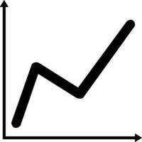 Chart icon symbol image for data statistic analysis illustration vector