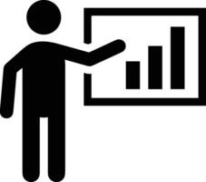 Chart icon symbol image for data statistic analysis illustration vector