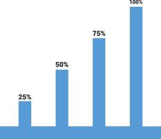 Chart icon symbol image for data statistic analysis illustration vector