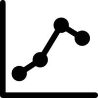 Chart icon symbol image for data statistic analysis illustration vector