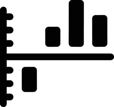 Chart icon symbol image for data statistic analysis illustration vector