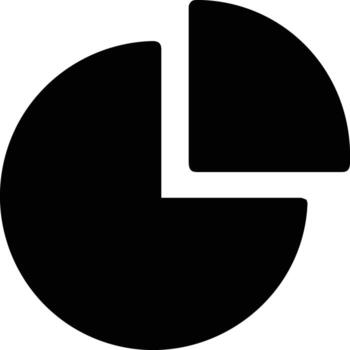 Chart icon symbol image for data statistic analysis illustration vector