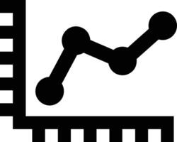 Chart icon symbol image for data statistic analysis illustration vector