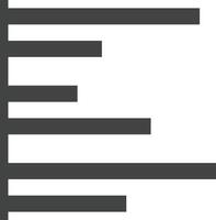 Chart icon symbol image for data statistic analysis illustration vector