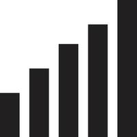 Chart icon symbol image for data statistic analysis illustration vector