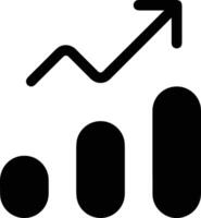 Chart icon symbol image for data statistic analysis illustration vector