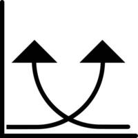 Chart icon symbol image for data statistic analysis illustration vector