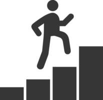 Chart icon symbol image for data statistic analysis illustration vector