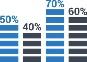 Chart icon symbol image for data statistic analysis illustration vector