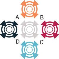 Chart icon symbol image for data statistic analysis illustration vector