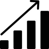 Chart icon symbol image for data statistic analysis illustration vector