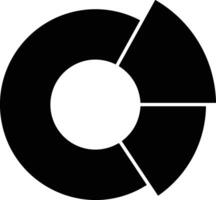 Chart icon symbol image for data statistic analysis illustration vector