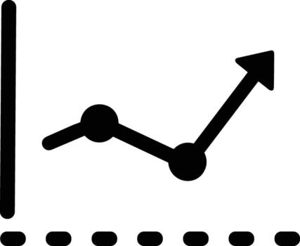 Chart icon symbol image for data statistic analysis illustration vector
