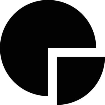 Chart icon symbol image for data statistic analysis illustration vector