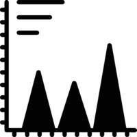 Chart icon symbol image for data statistic analysis illustration vector
