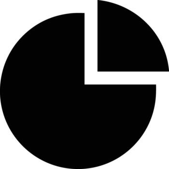 Chart icon symbol image for data statistic analysis illustration vector