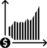Chart icon symbol image for data statistic analysis illustration vector
