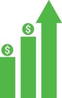 Chart icon symbol image for data statistic analysis illustration vector