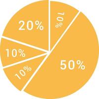 Chart icon symbol image for data statistic analysis illustration vector