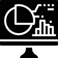 Chart icon symbol image for data statistic analysis illustration vector