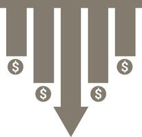 Chart icon symbol image for data statistic analysis illustration vector