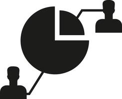 Chart icon symbol image for data statistic analysis illustration vector