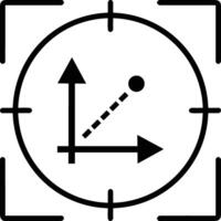 Chart icon symbol image for data statistic analysis illustration vector