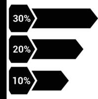 Chart icon symbol image for data statistic analysis illustration vector