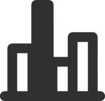 Chart icon symbol image for data statistic analysis illustration vector
