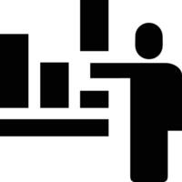 Chart icon symbol image for data statistic analysis illustration vector