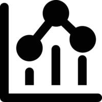 Chart icon symbol image for data statistic analysis illustration vector