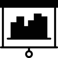 Chart icon symbol image for data statistic analysis illustration vector