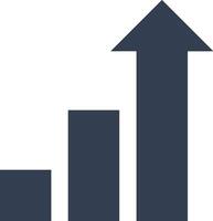 Chart icon symbol image for data statistic analysis illustration vector