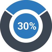 Chart icon symbol image for data statistic analysis illustration vector