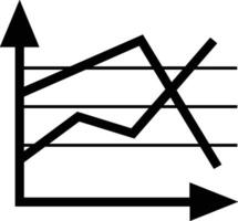 Chart icon symbol image for data statistic analysis illustration vector