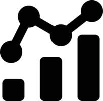 Chart icon symbol image for data statistic analysis illustration vector