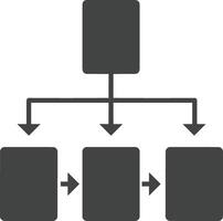 Chart icon symbol image for data statistic analysis illustration vector