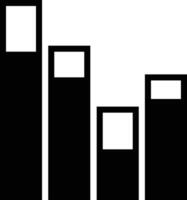 Chart icon symbol image for data statistic analysis illustration vector