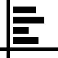 Chart icon symbol image for data statistic analysis illustration vector