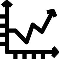 Chart icon symbol image for data statistic analysis illustration vector