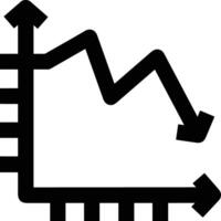 Chart icon symbol image for data statistic analysis illustration vector