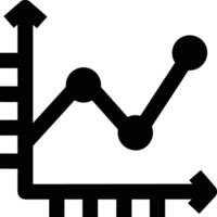 Chart icon symbol image for data statistic analysis illustration vector
