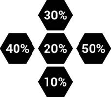 Chart icon symbol image for data statistic analysis illustration vector