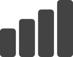Chart icon symbol image for data statistic analysis illustration vector