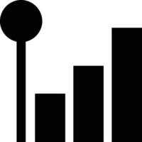 Chart icon symbol image for data statistic analysis illustration vector