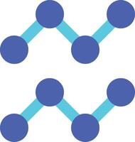 Chart icon symbol image for data statistic analysis illustration vector