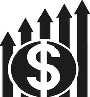 Chart icon symbol image for data statistic analysis illustration vector