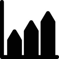 Chart icon symbol image for data statistic analysis illustration vector