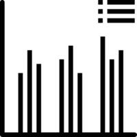 Chart icon symbol image for data statistic analysis illustration vector
